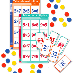 Lotería tablas de multiplicar