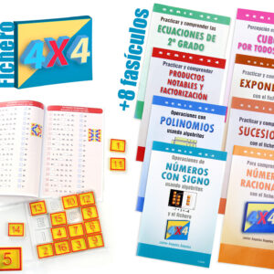 Paquete de 8 folletos y Fichero, Secundaria